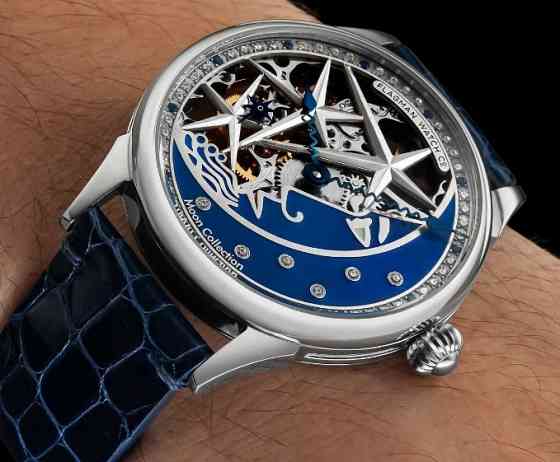 Эксклюзивные лунные механические часы скелетон Харьков