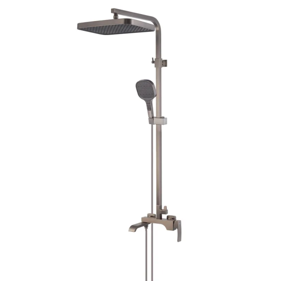 Душова колона зі змішувачем KOER KB-56037-07 3 функції (Колір графіт) (KR6002)   ( 25079 ) Харьков