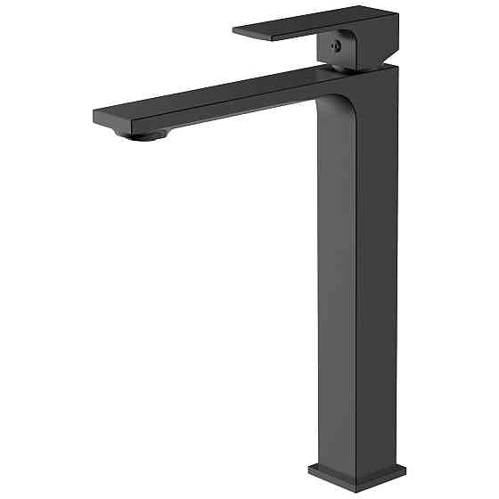 Смеситель для раковины высокий Volle LEON de la noche черный/матовый 1511.010204 Киев