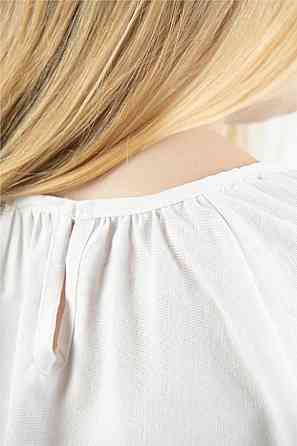 Вышиванка для девочек, льняная белая топ Киев