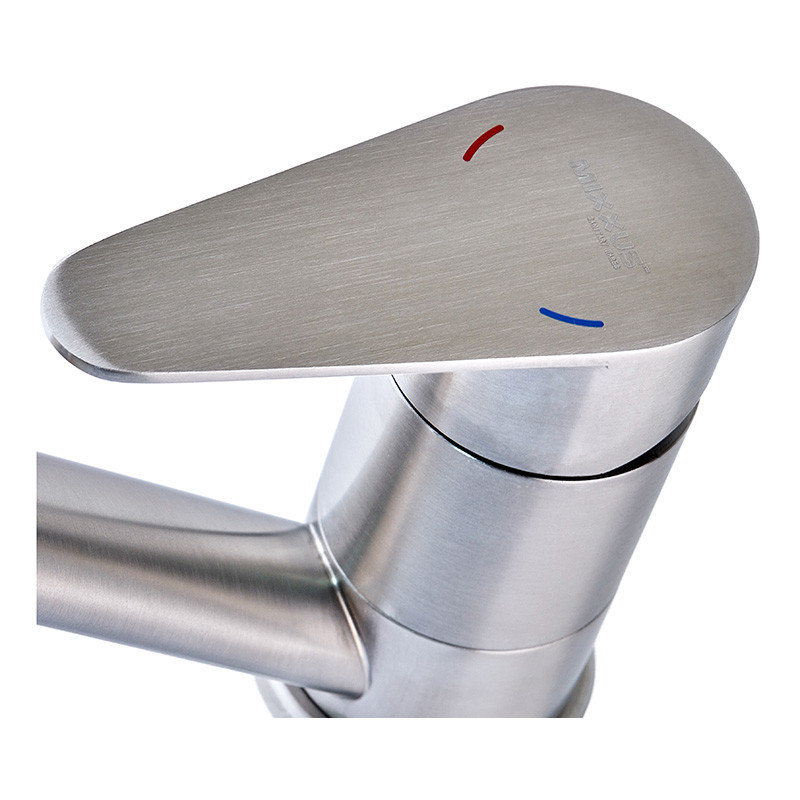 Смеситель для умывальника Mixxus NEO-004 15 см из нержавеющей стали Харьков - изображение 2