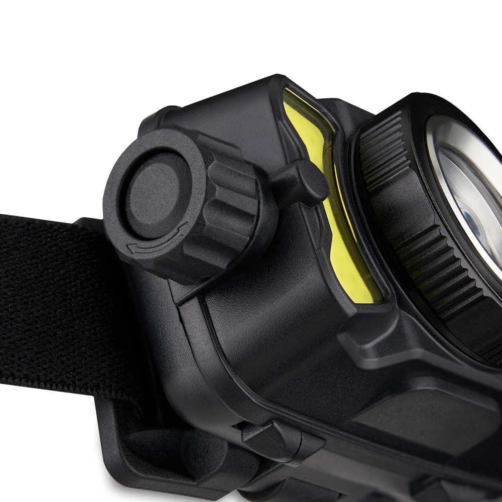 Ліхтар налобний Brevia 600Lm, 3W CREE XPG+COB, 1200mAh/3xAAA, Zoom, з сенсором білий/червоний Львів - фото 7