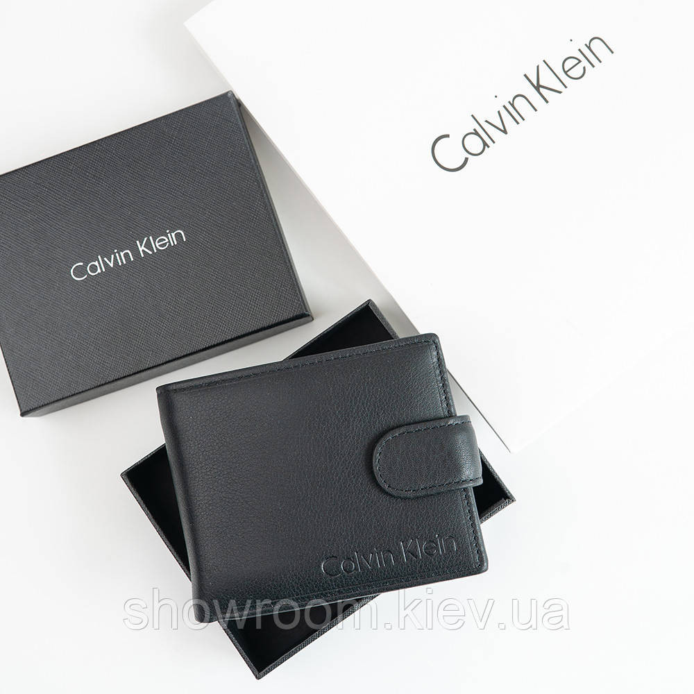 Мужской кожаный кошелек на застежке Ск (2081) подарочная упаковка Киев - изображение 1