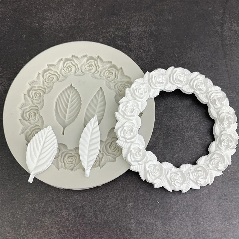 Молд силіконовий для квітів 83 мм сірий Київ - фото 1