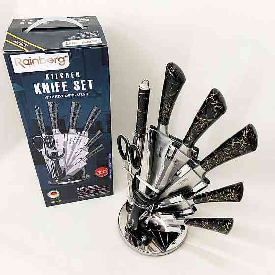 Хороші ножі для кухарів, Набір ножів зі стильним дизайном, Сталеві кухонні ножі, Відмінний набір ножів HG-53 Івано-Франківськ