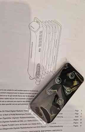 Масляний радіатор Обігрівач Amazon Basics CY83RR-7 Німеччина. 1500Вт. Київ