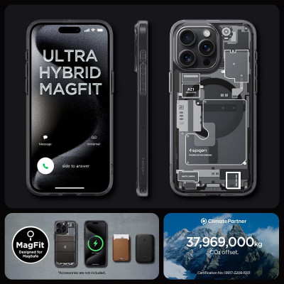 Чохол до мобільного телефона Spigen Apple iPhone 15 Pro Ultra Hybrid MagFit Zero One (ACS06721) Вінниця - фото 9