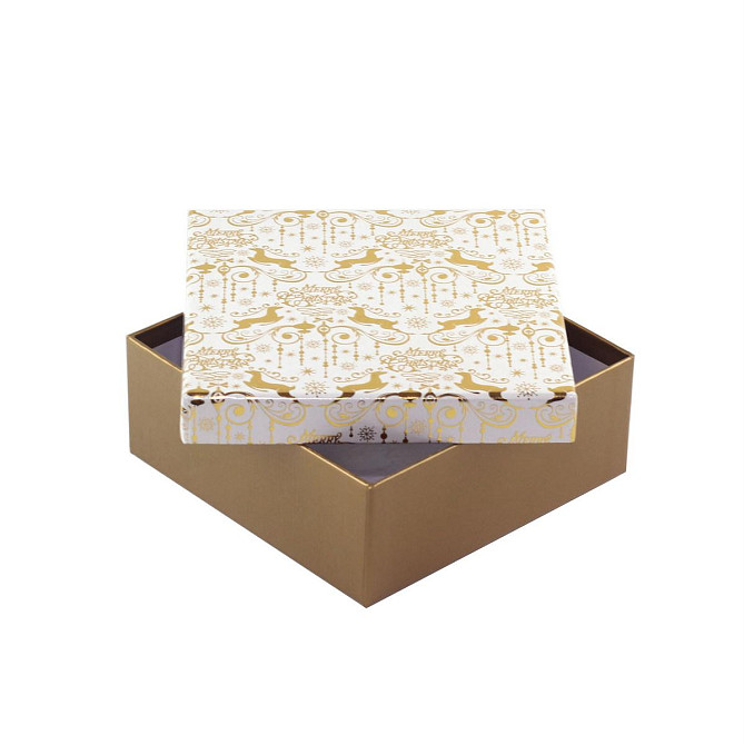 Коробка подарункова Gold 16 х 16 х 8 см Ровно - изображение 2