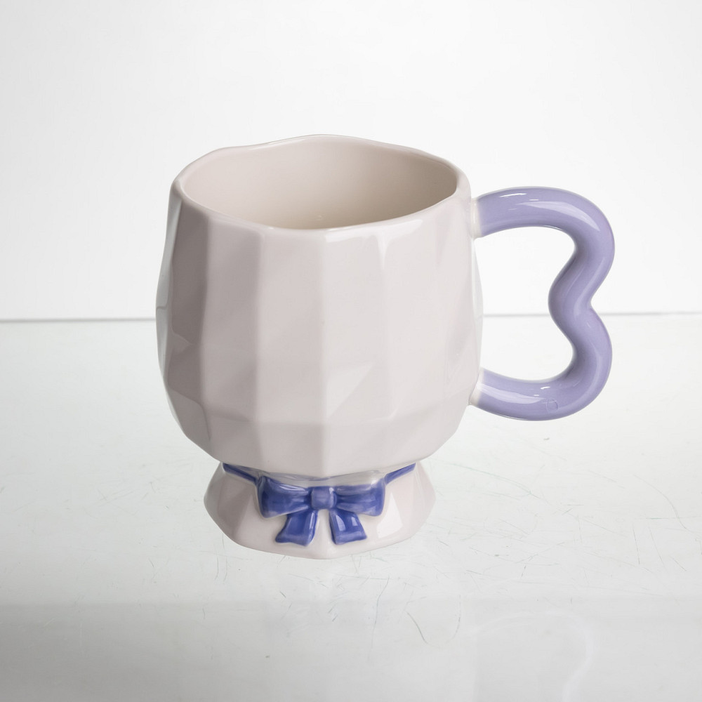 Yiwu Чашка порцелянова на ніжці 400 (мл) оригінальна кружка на подарунок чашка для чаю та кави Коломыя - изображение 2