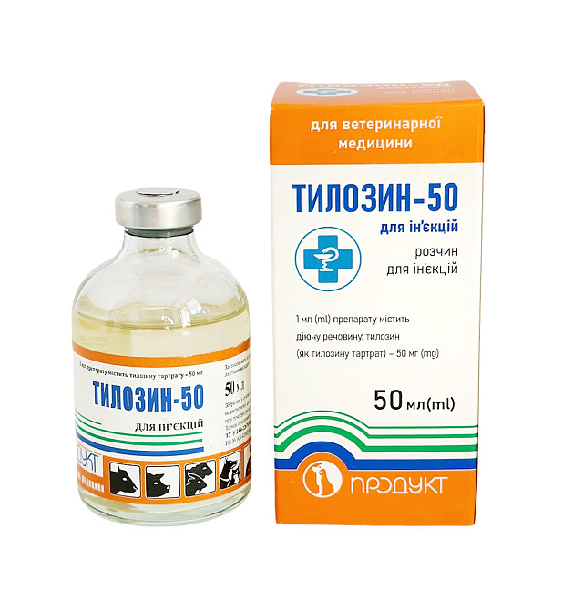 Тилозин-50 (50 мл) Продукт Винница - изображение 1
