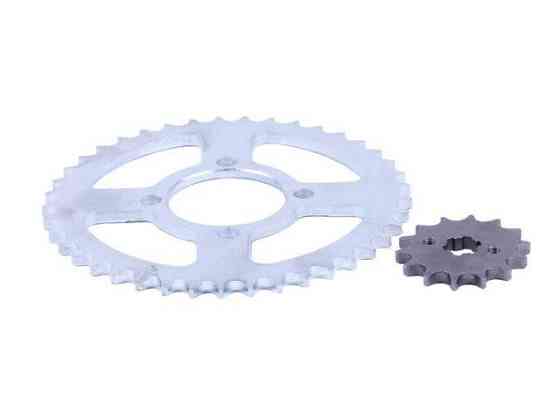 Зірка задня та зірка передня 41Т/14Т 428H на мопед Альфа, к-т: 2 шт. Мукачево