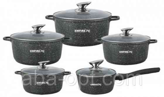 Набір посуду з антипригарним гранітним покриттям V 1/1/1,5/2/4 л Блек (шт) Одеса