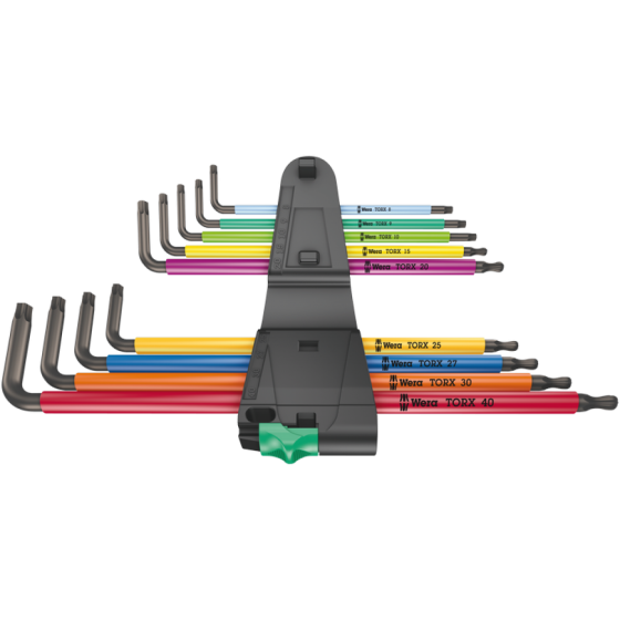 Набір кольорових шестигранних ключів з накінечником Torx 9 шт Wera 05024450001 Одеса