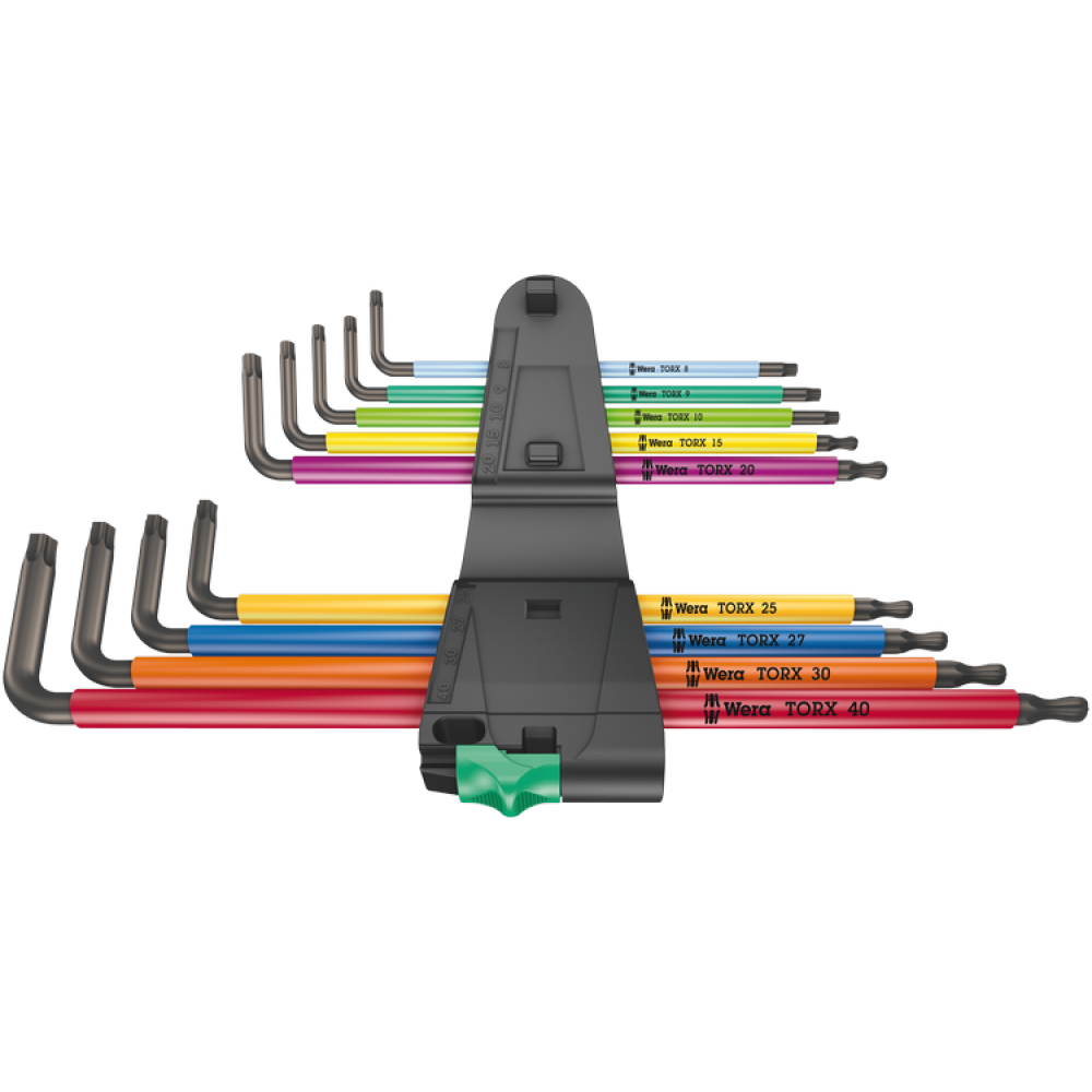 Набір кольорових шестигранних ключів з накінечником Torx 9 шт Wera 05024450001 Одеса - фото 2