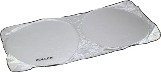 Шторка сонцезахисна лобова (Zollex) 150x70см. пружинного типу ,12225 Полтава