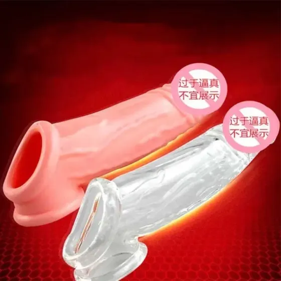 Насадка для збільшення пеніса - 17*4 см - Прозорий Вінниця