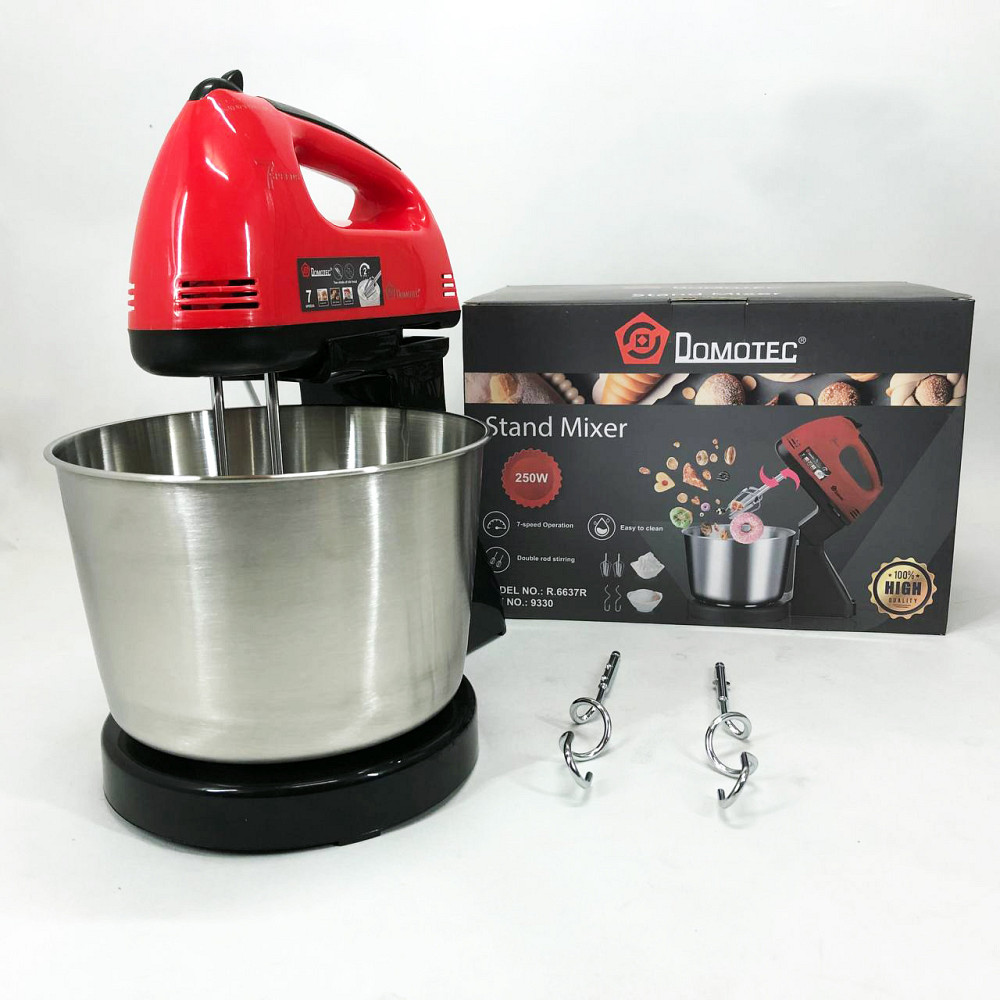 Портативний ручний міксер, Міксер побутовий кухонний, Хороший міксер для тіста віночок для дому LH-63 Львів - фото 9