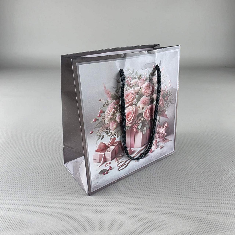 Пакет подарунковий під чашку 16/16/8 (артЧ-042) (12 шт.) Харків - фото 1