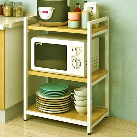 Стелаж кухонний "Мідлен 355" зефір-каррі Миколаїв - фото 1