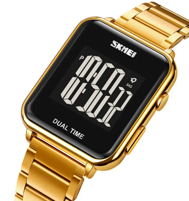 Мужские наручные классические часы Skmei 1852 (Золотистый) Винница - изображение 3