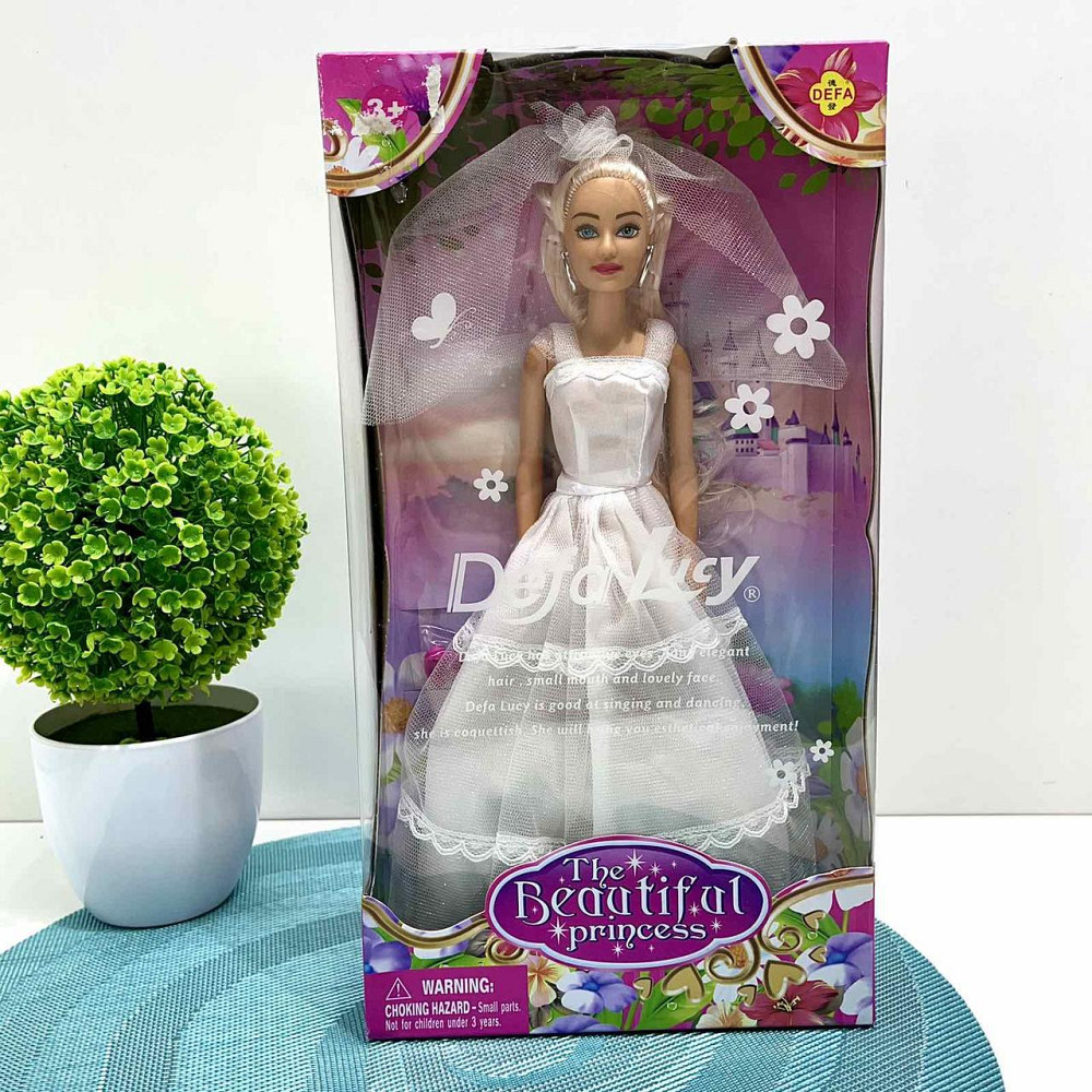 Лялька Defa Ніжна наречена 29см Біла (8065) Чернігів - фото 6