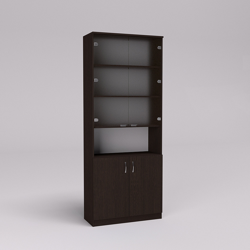 Шкаф офисный ОШС-2, Венге Магия, 800/340/2100 Львов - изображение 3