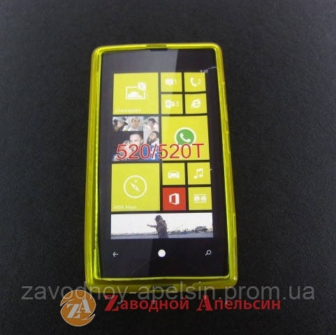 Nokia 520 525 Lumia захисний чохол Cover yellow Одеса - фото 2