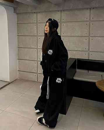 Женский теплый оверсайз костюм двойка Трехнитка на флисе Одесса