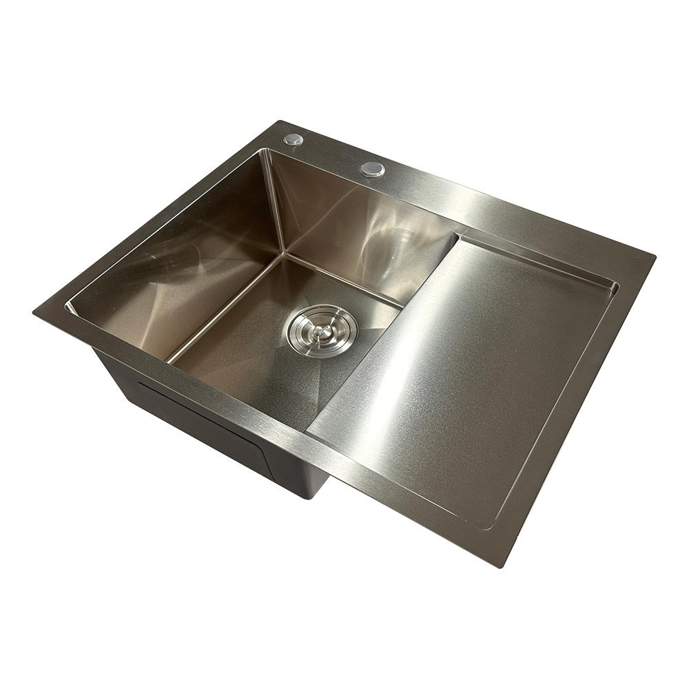 Мийка з нержавіючої сталі Mixxus MH6350L Nano-Silver (3.0/0.8) колір нержавійка (MI7044) ( 33614 ) Харків - фото 3