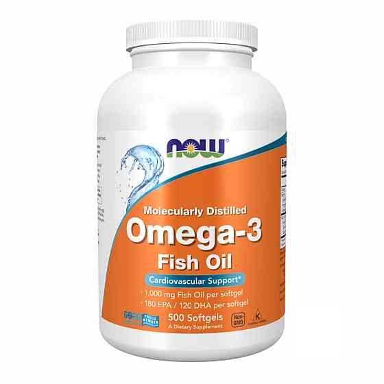 Омега 3 NOW Foods Omega 3 1000mg 500 Sgels Киев