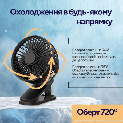 Вентилятор XoKo XK-P6-BK Винница - изображение 5