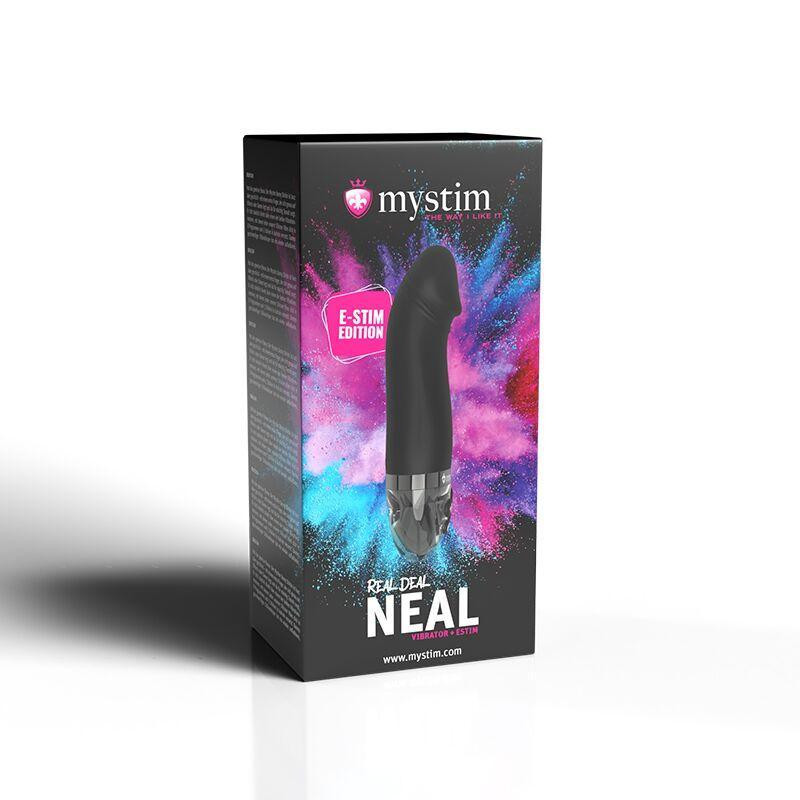 Вібратор з електростимуляцією Mystim Real Deal Neil Black Edition Sex Aura Київ - фото 8