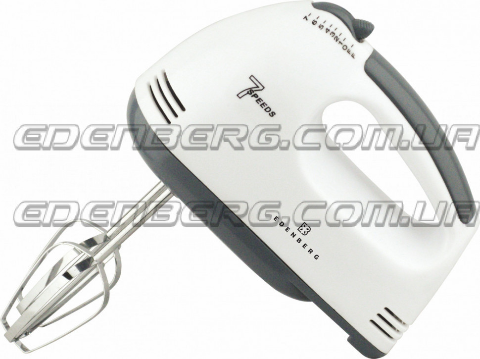 Ручной миксер EDENBERG EB-63331: 200 Вт, 7 скоростей, легкий и компактный для взбивания и смешивания 4 насадки Одесса - изображение 3