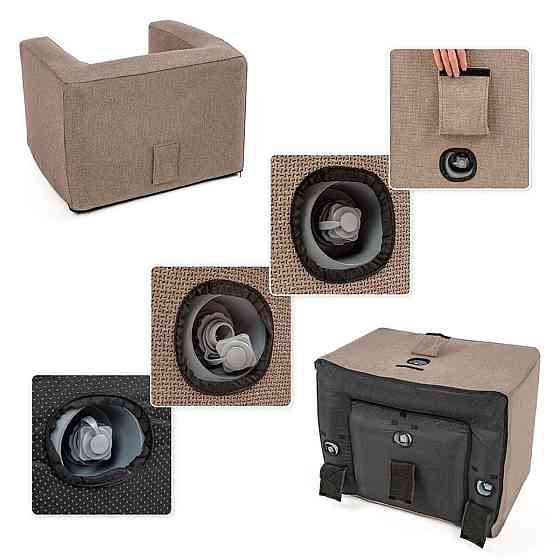 Надувне крісло Коричневе SW-00002291 Дніпро