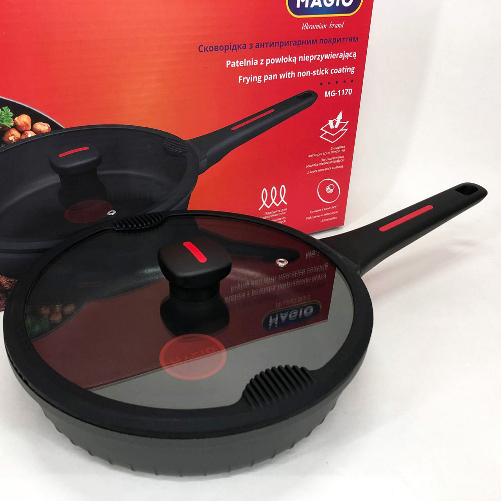 Сковорода для использования на плите, Сковорода удобная на кухню удобная для приготовления GP-11 Львов - изображение 1