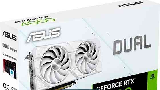 Відеокарта ASUS Dual GeForce RTX 4060 EVO- White
8Gb. Київ
