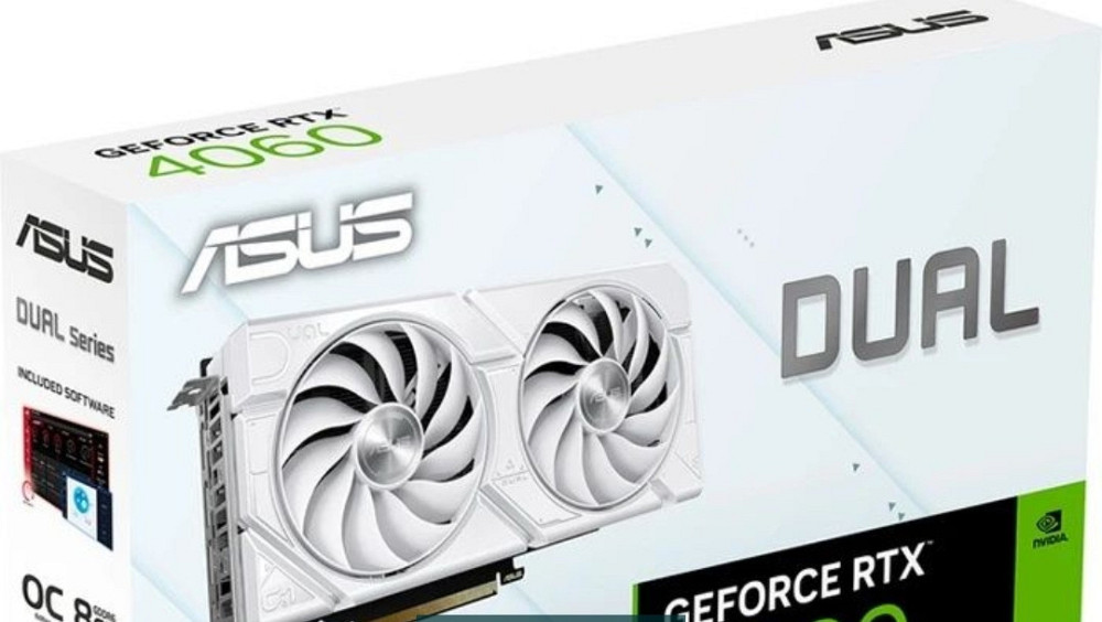 Видеокарта ASUS Dual GeForce RTX 4060 EVO- White
8Gb. Киев - изображение 4