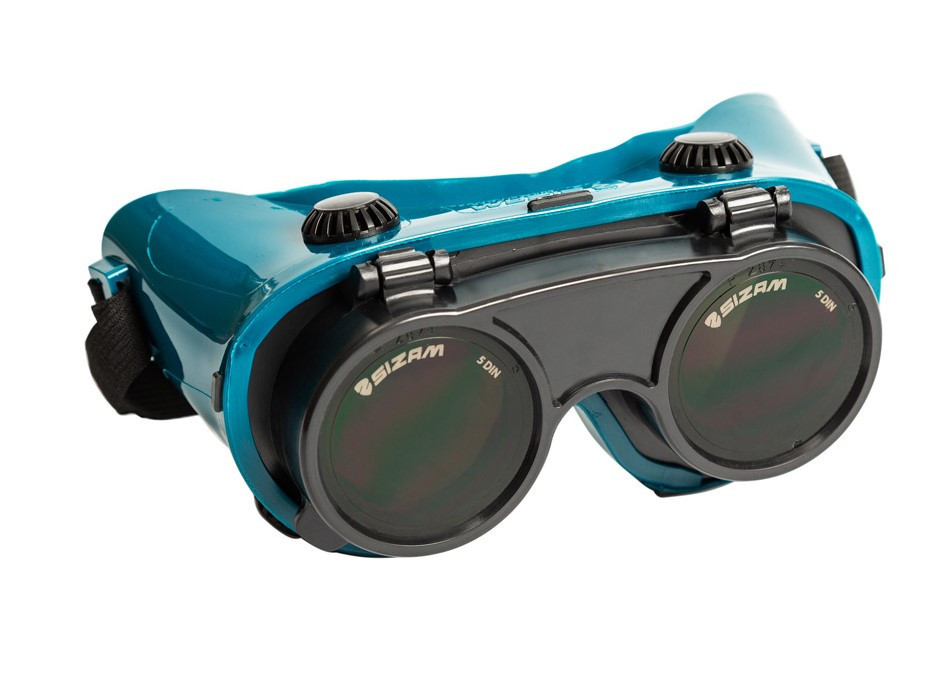 Окуляри для зварника закритого типу з відкидними лінзами і непрямою вентиляцією Sizam Vulcan Vision 2780-01 Рівне - фото 4