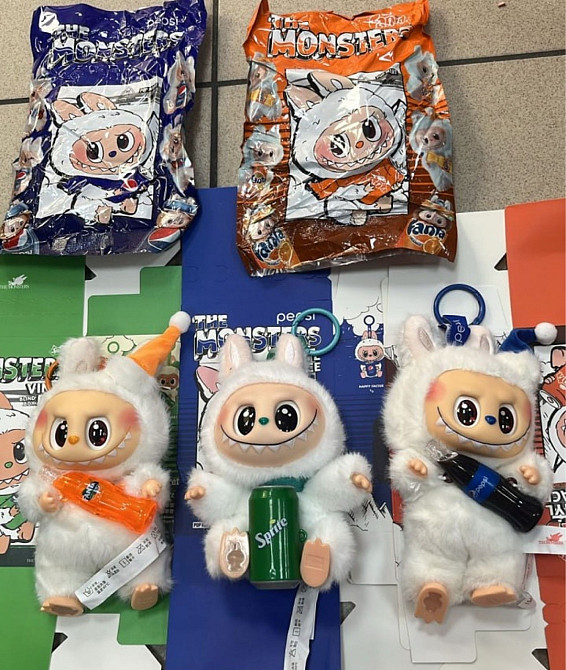 ОПТ Fanta Sprite Pepsi labuby лабубу ЦІНА ВКАЗАНА НА РОЗДРІБ Київ - фото 1