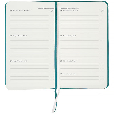 Тижневик Axent датований 2026 Pocket Strong 90х150, лазурний (8508-26-63-A) Вінниця - фото 5