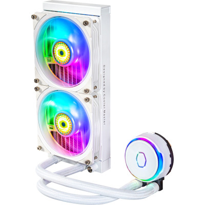 Система рідинного охолодження CoolerMaster MasterLiquid PL240 Flux White Edition (MLY-D24M-A23PZ-RW) Вінниця - фото 4