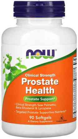 Для чоловічого здоров'я  Now Foods Clinical Strength Prostate Health 90 гелевих капсул Київ