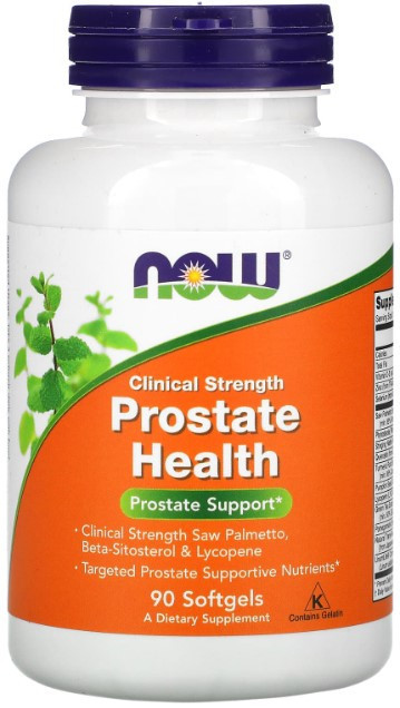 Для чоловічого здоров'я  Now Foods Clinical Strength Prostate Health 90 гелевих капсул Київ - фото 1