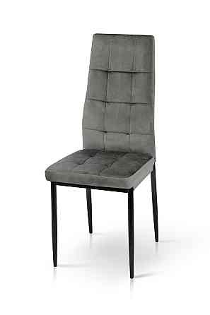 Стілець Айс, чорний/велюр графіт Київ