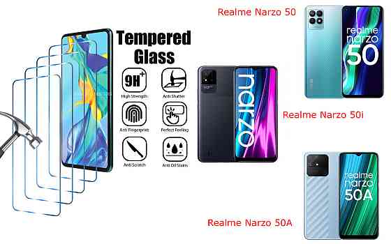 Захисне скло ArmorGlass для Realme Narzo 50, Narzo 50i, Narzo 50A – стійке до подряпин та ударів Київ