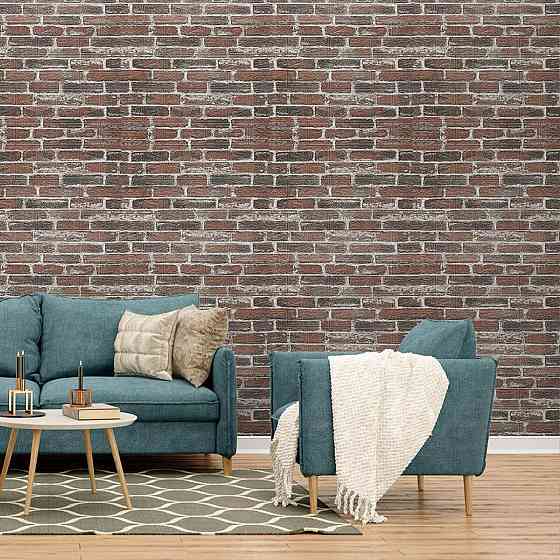 Самоклеющаяся 3D панель 3080x700x3мм Красный Екатеринославский Кирпич SW-00001761 Днепр