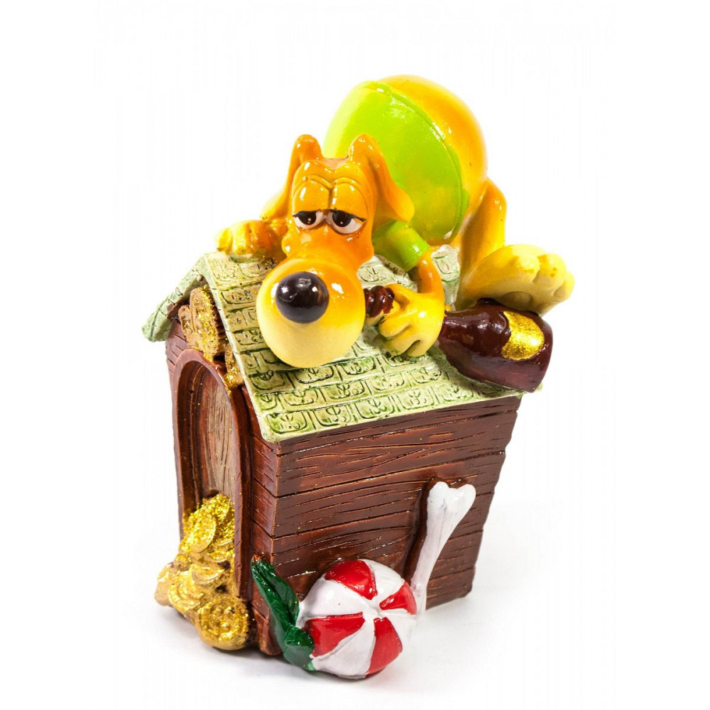 Копилка для монет сувенир Собака на будке Киев - изображение 1