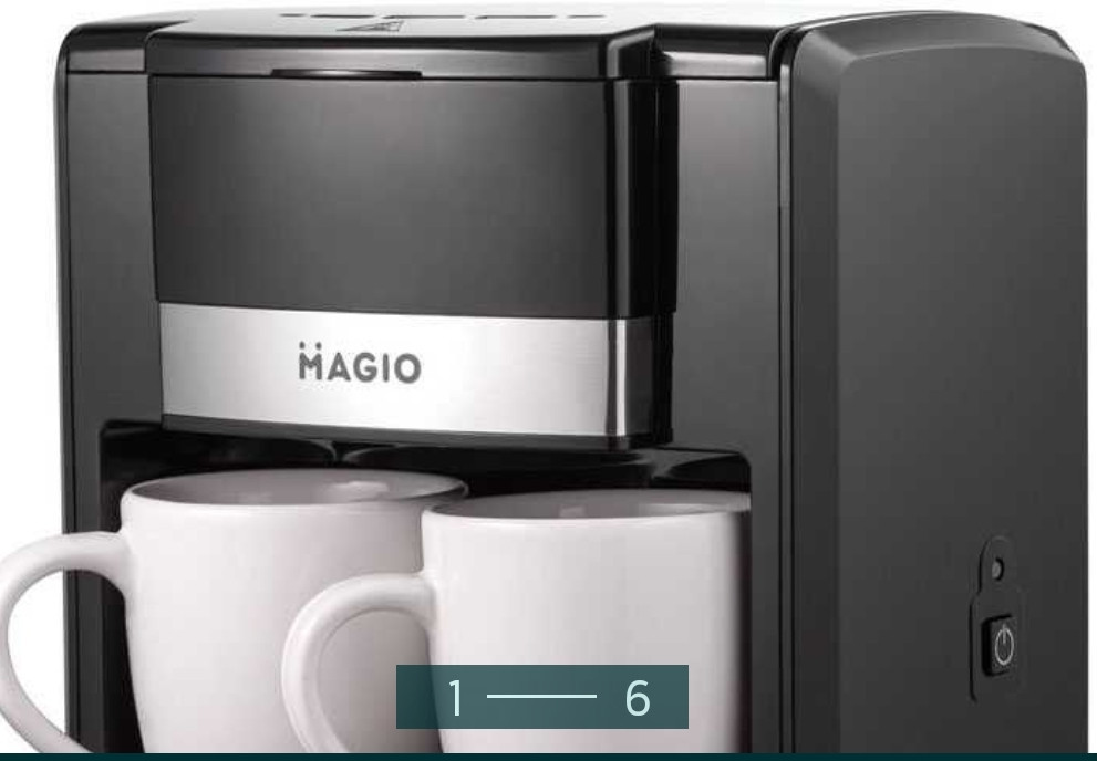 Кавоварка Крапельна 450 Вт. MAGIO Київ - фото 6