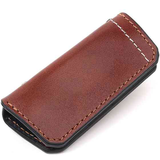 Удобная кожаная ключница Коричневый (GRANDE PELLE) Киев