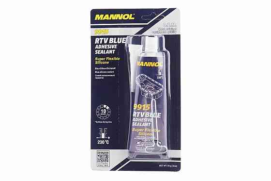 Герметик силіконовий високотемпературний СИНІЙ "RTV Adhesive Sealant Blue" 85g Київ